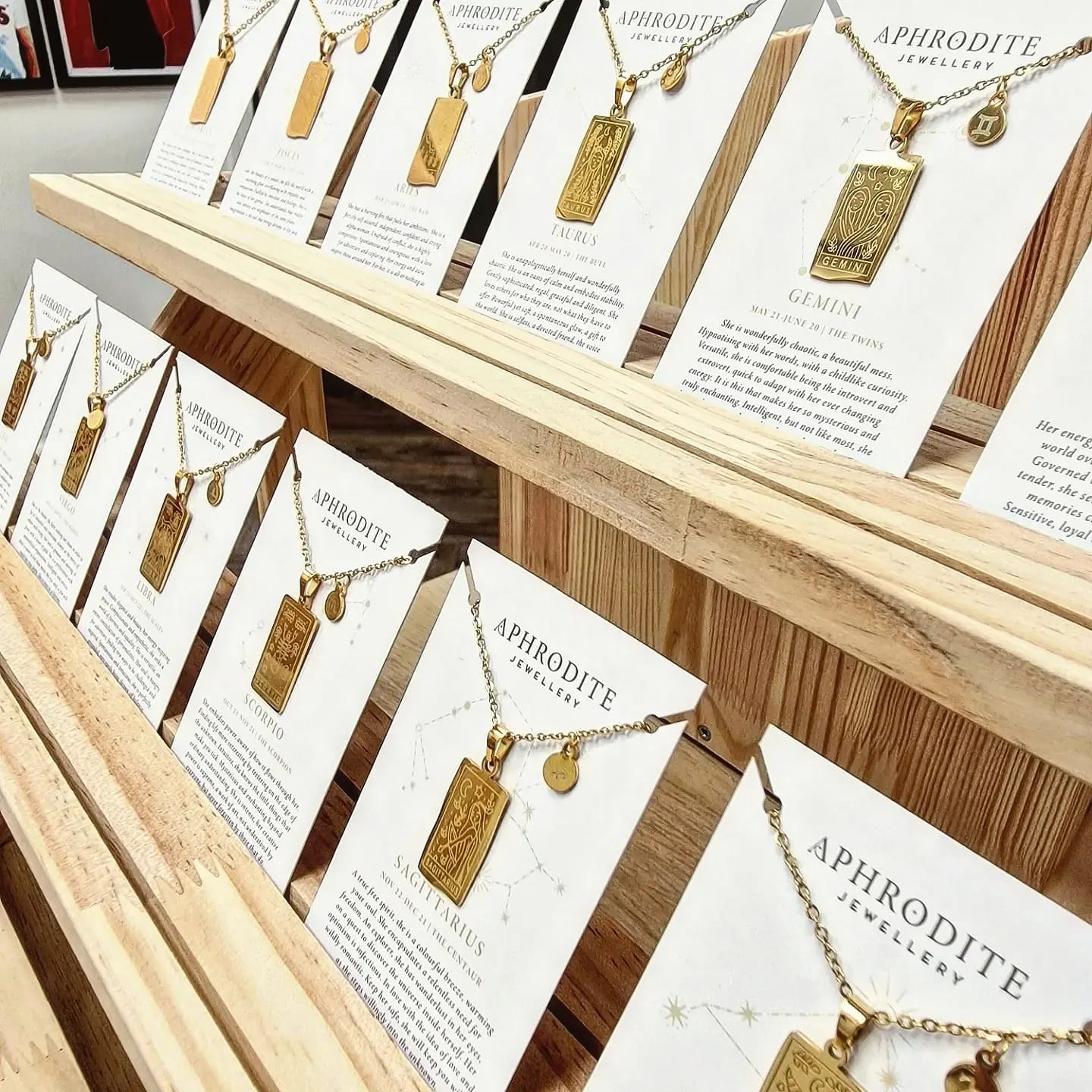 Engraved Zodiac Necklace