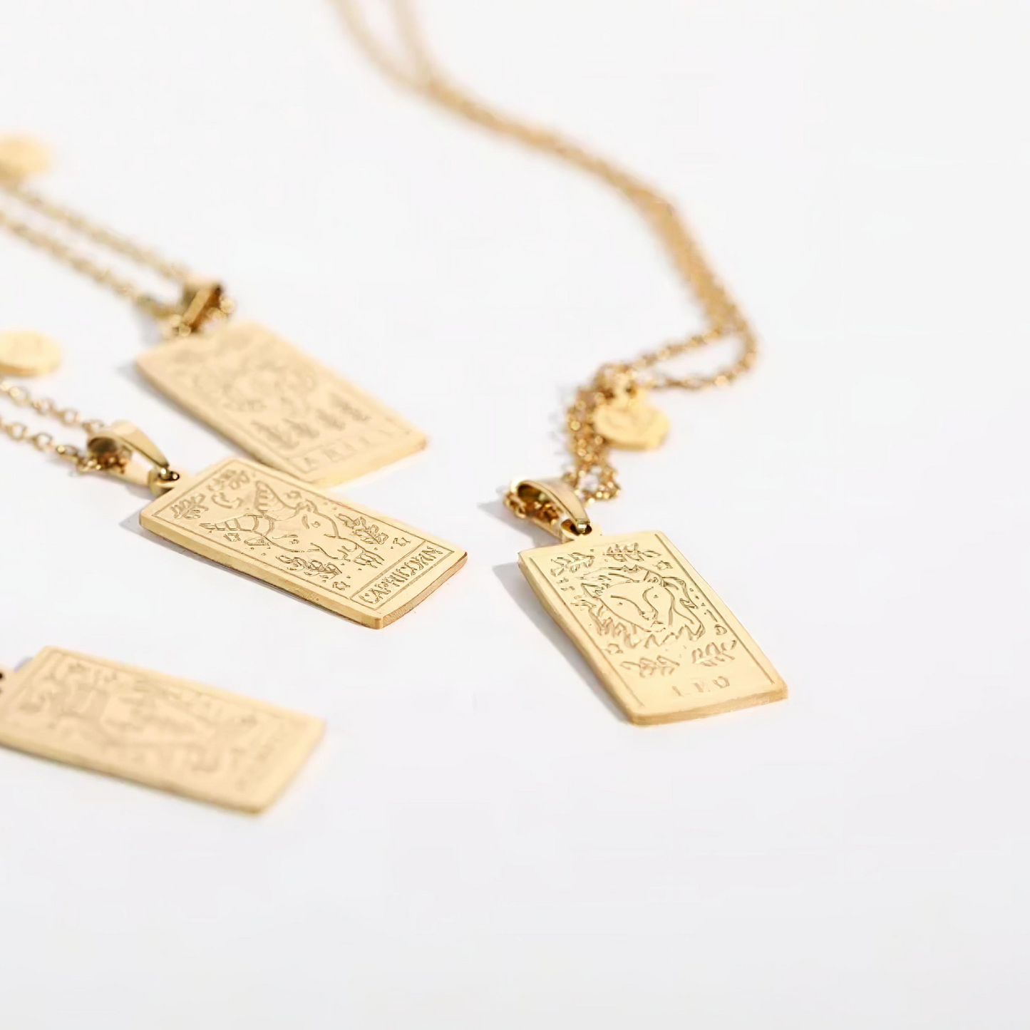 Engraved Zodiac Necklace