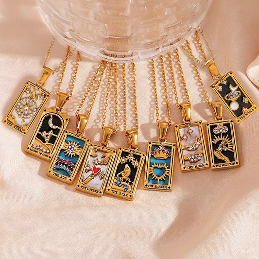 Luxe Tarot Card Necklace