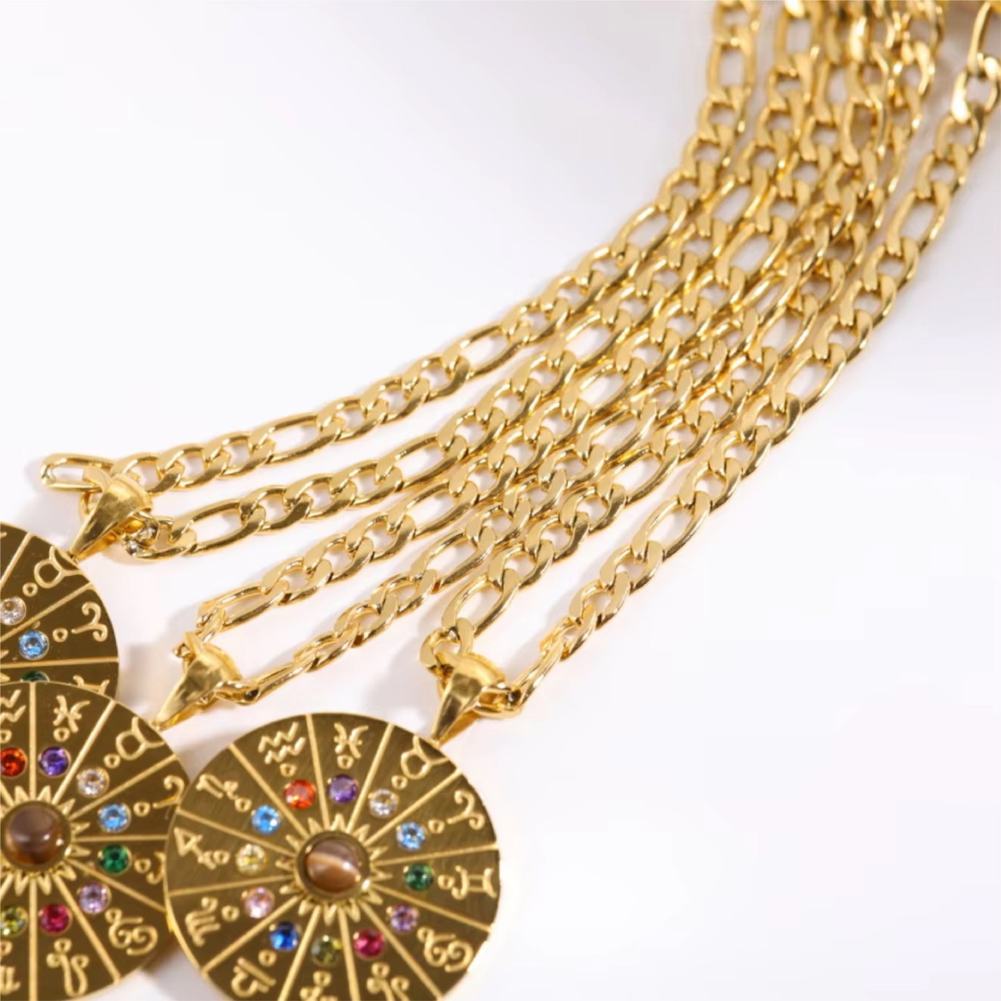 Zodiac Wheel Necklace